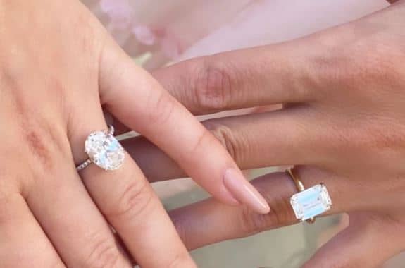 Sarah Hayland Adam Wells Engaged Ring