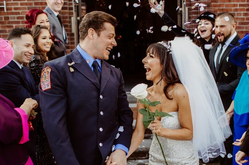Roxanne Pallett Wedding Jason Firefighter Newyork