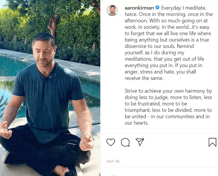 Aaron Kirman  Meditation