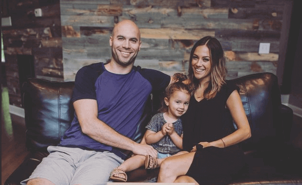 Lana Kramer with Mike Caussin and daughter