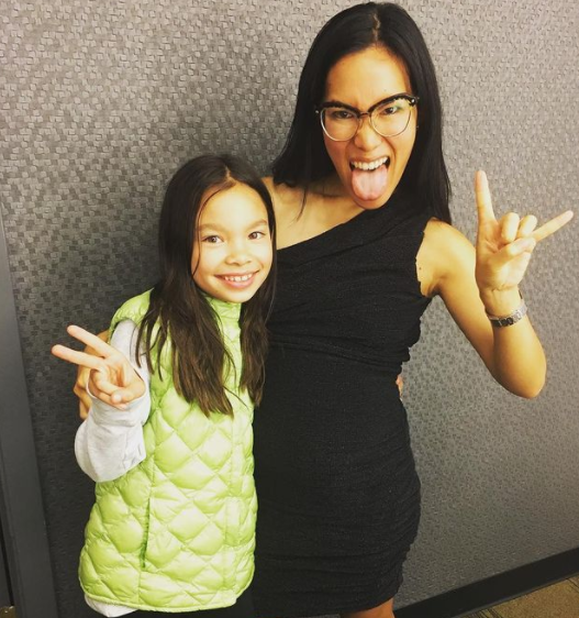 Ali Wong with her daughter